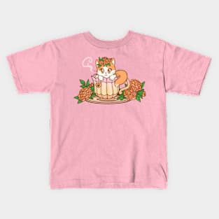 Tea Cats Series 1: Peony Kids T-Shirt